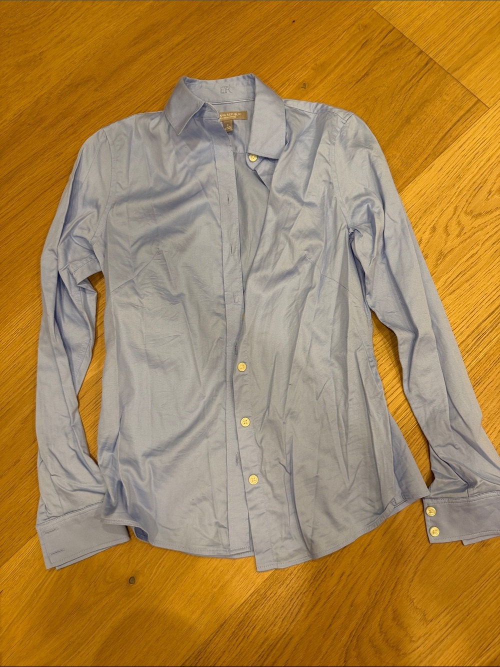 Classic Light Blue Men's Button-Down Shirt